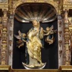 Vírgen de la Asunción - Imagen central del retablo